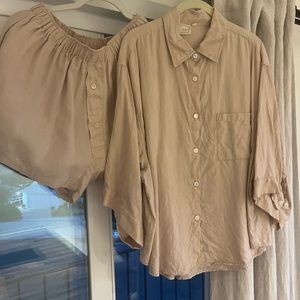 DEIJI STUDIOS blush PJ set